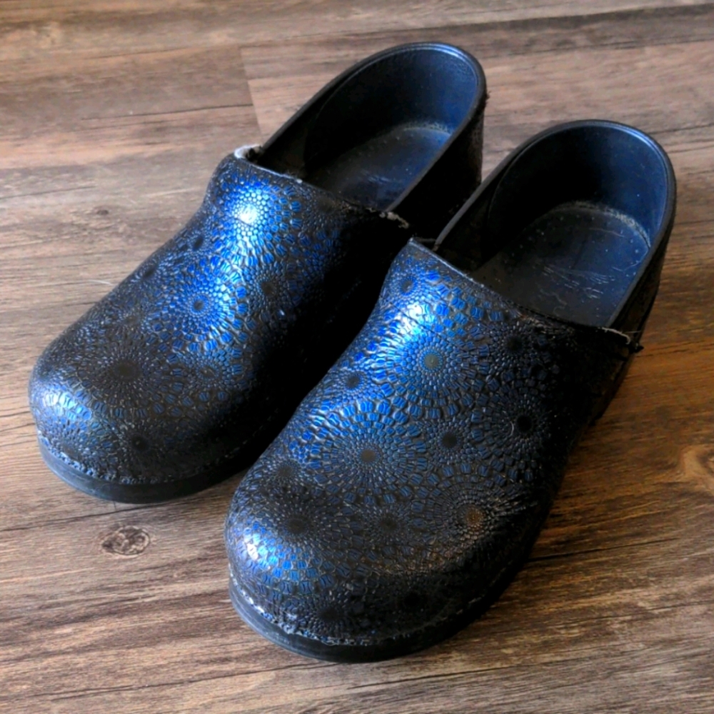 Dansko starry night clogs
